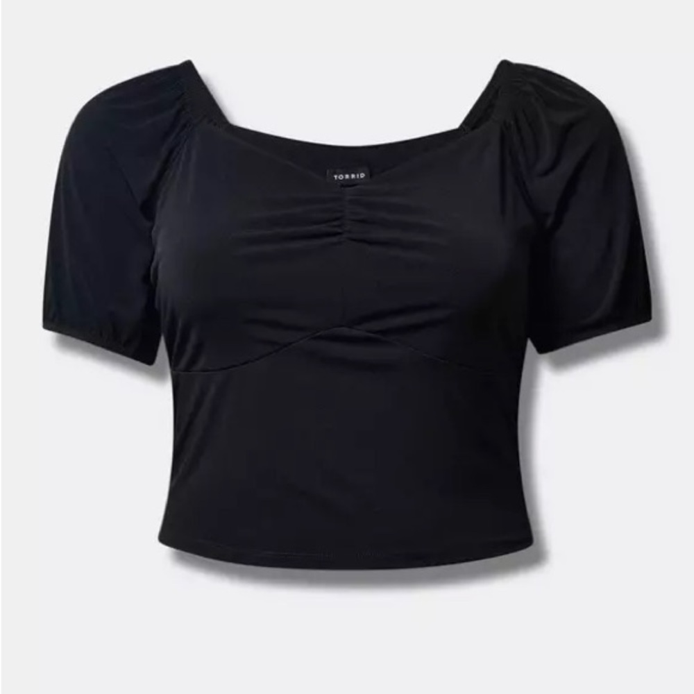 Torrid Black Crop Top